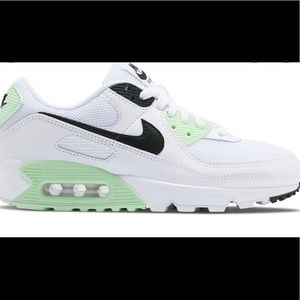Womens nike air max 90 white/vapor green